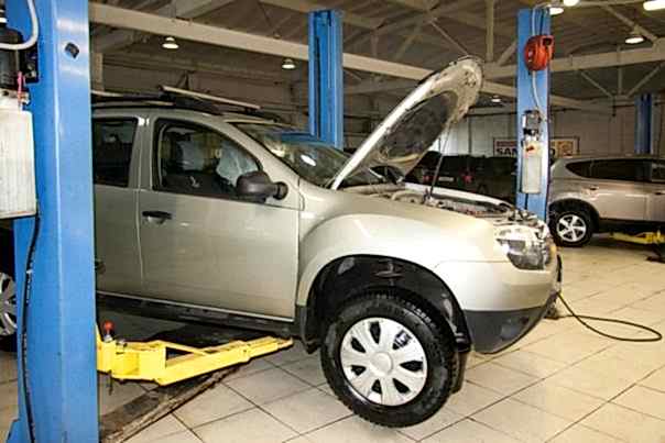 авто на ремонте в санрено